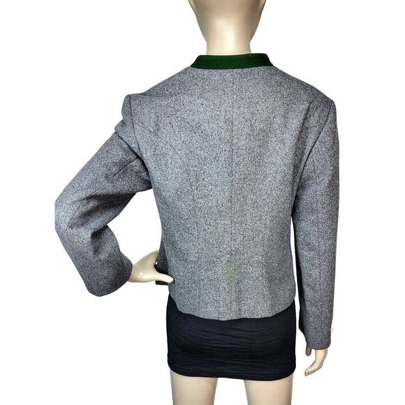 Vintage 60s Trachtenecht Tofana Thalhammer 100% Wool Blazer Antler Buttons NEW - Picture 6 of 14